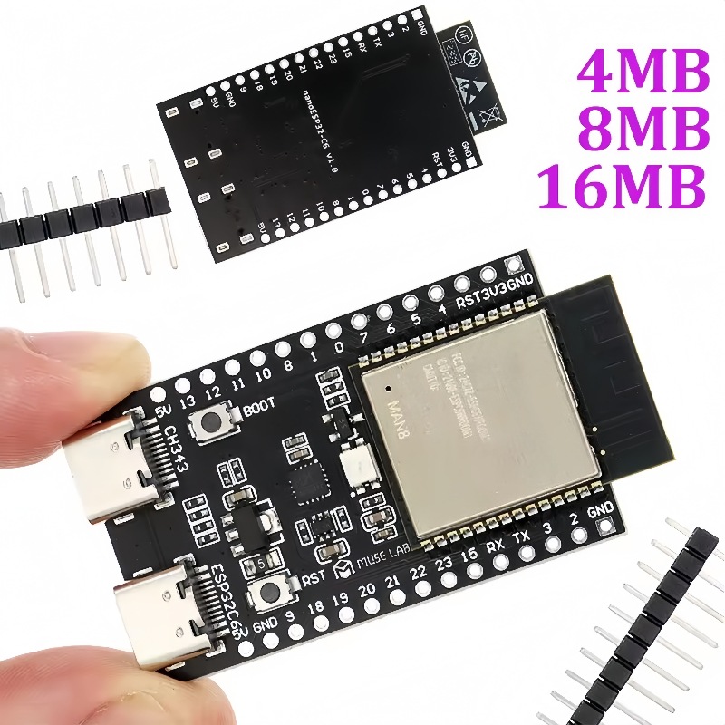 Esp32 C6 - ESP32-C6-N4/N8/N16 บอร์ดพัฒนา ESP32-C6 คอร์บอร์ด WiFi6 บลูทูธ