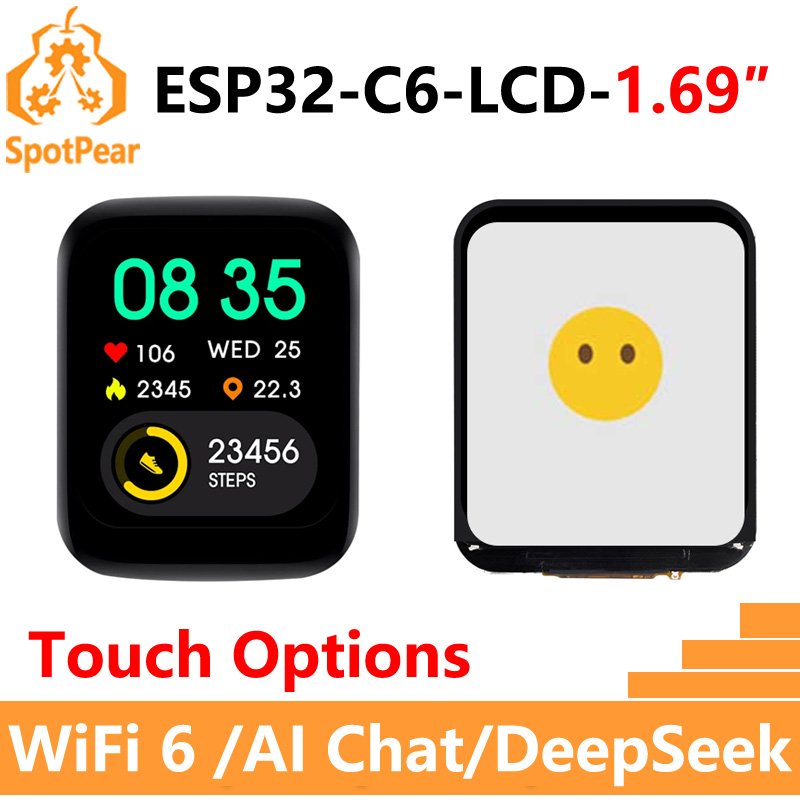 Esp32 C6 - Waveshare ESP32-C6 1.69 นิ้ว Touch LCD