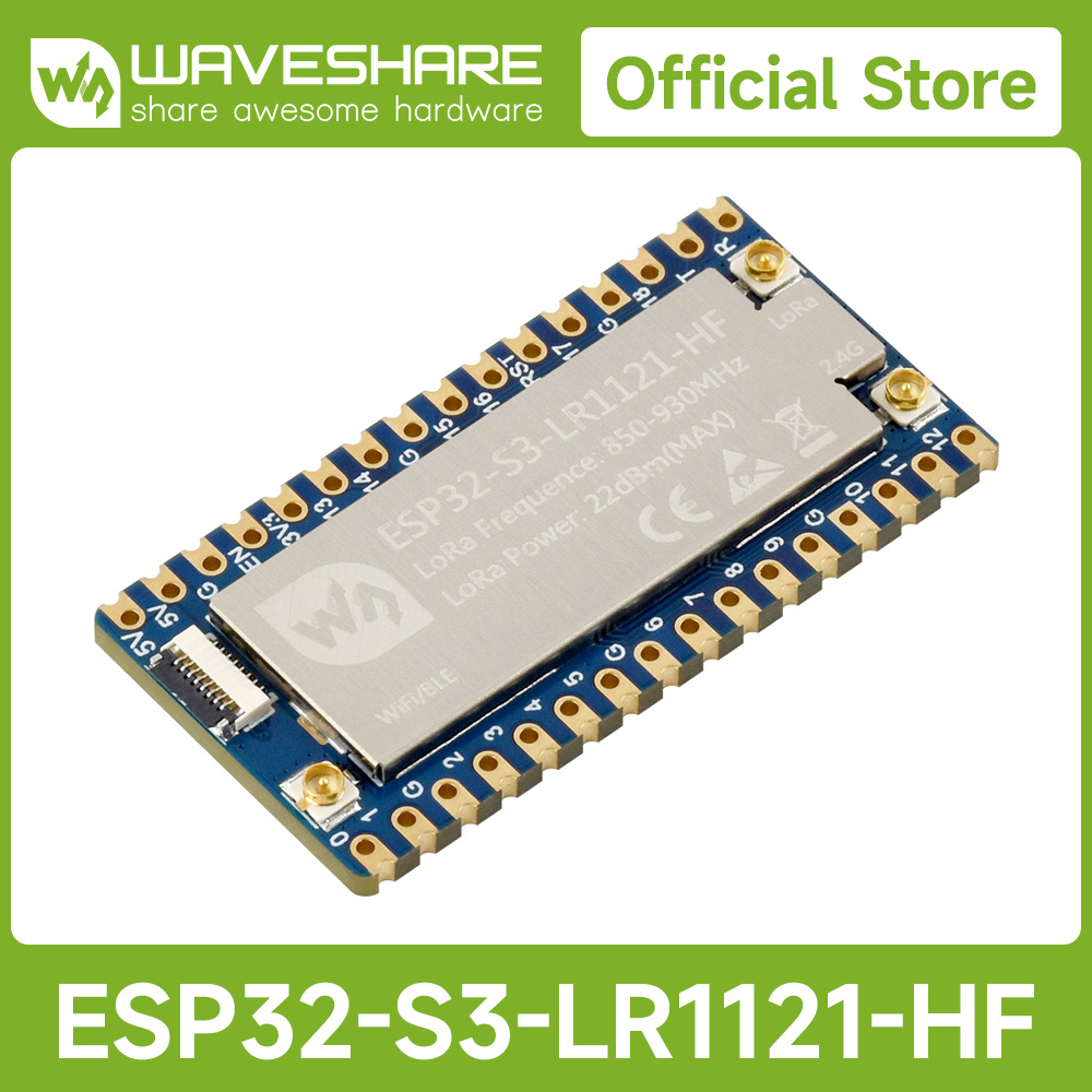 Esp32 S3 - บอร์ดพัฒนา Waveshare ESP32-S3 LoRa, รวมชิป RF