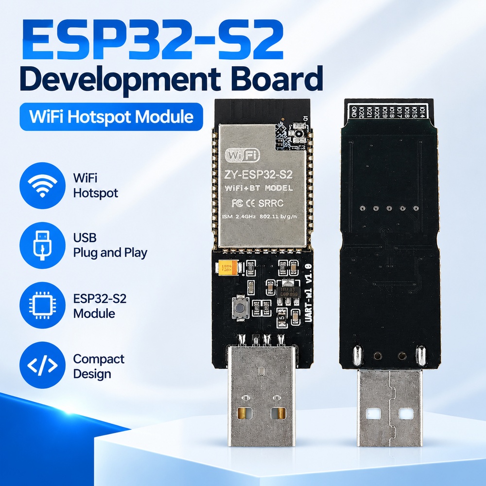 Esp32 S2 - บอร์ดพัฒนา ESP32-S2 โมดูลฮอตสปอต WiFi สำหรับ PS4