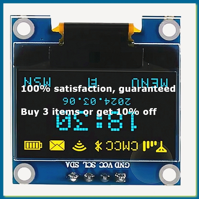 Esp8266 - 0.96 นิ้ว OLED จอแสดงผลโมดูล I2C IIC
