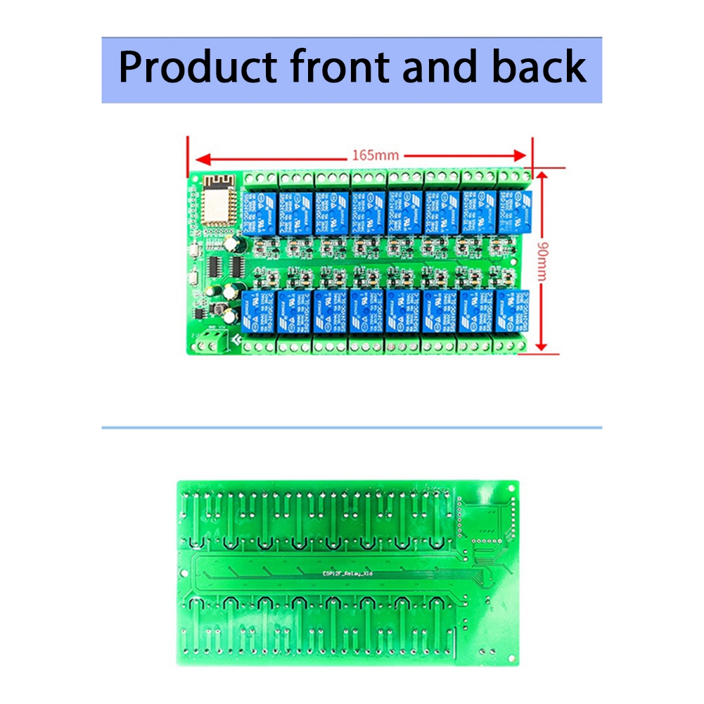 Esp8266 - B14C ESP8266 WIFI 16 ช่องรีเลย์โมดูล ESP-12F