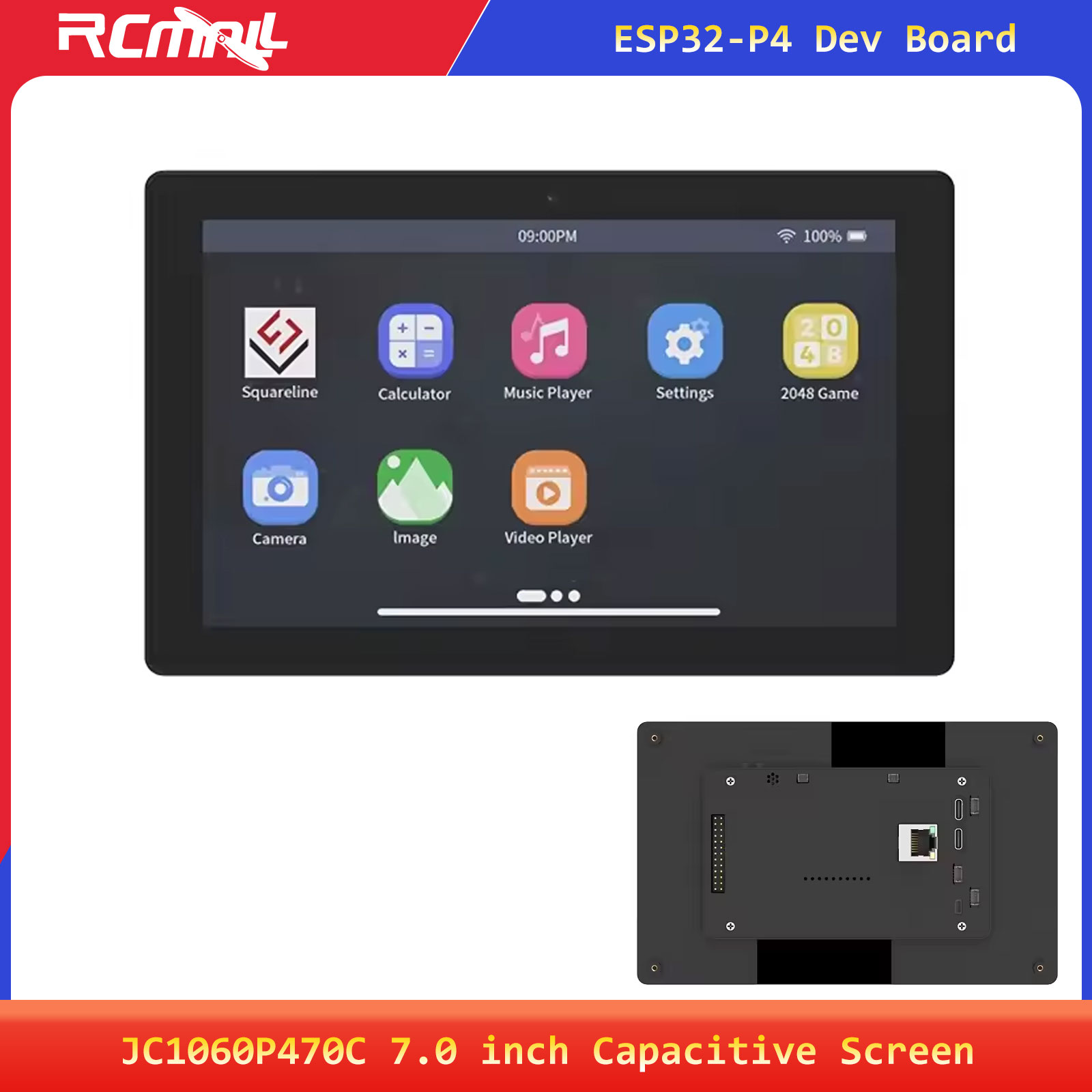 จอแสดงผลแบบสัมผัส JC1060P470C  - Esp32 C6 บทวิจารณ์และราคา