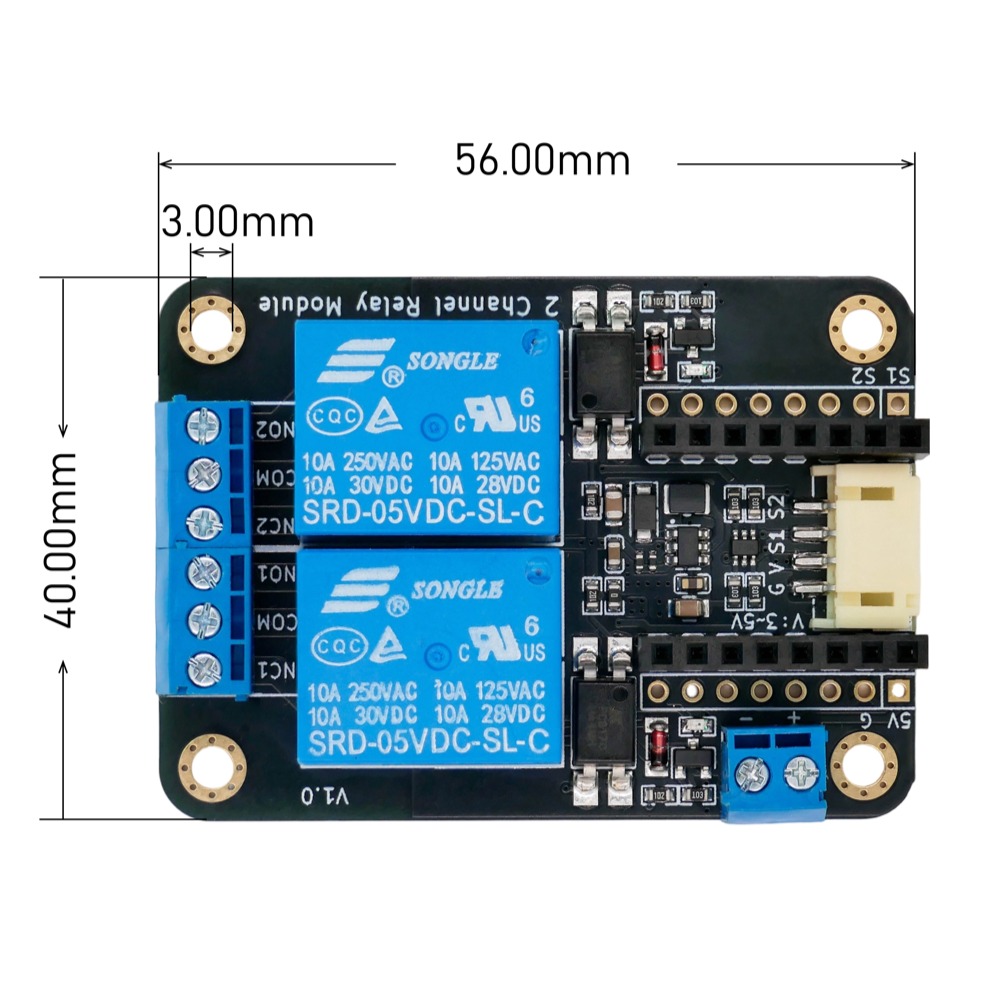 โมดูลรีเลย์ 2 ช่องสัญญาณ อินพุ - Esp32 Uart Module บทวิจารณ์และราคา