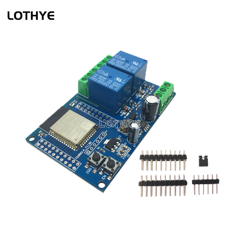 โมดูลรีเลย์ ESP32 แบบสองช่องสั - Esp32 Wifi Bluetooth Module บทวิจารณ์และราคา