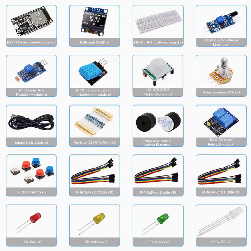 ชุดเครื่องมือสร้างสรรค์สำหรับโ - Esp32 Devkit บทวิจารณ์และราคา