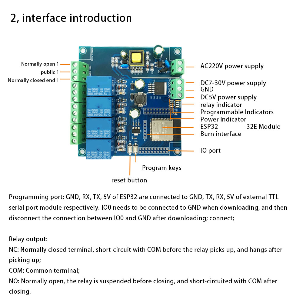 ESP32 บอร์ดพัฒนารีเลย์แหล่งจ่า - Esp32 Uart Module บทวิจารณ์และราคา