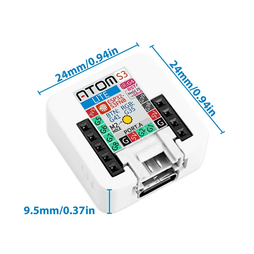 M5Stack AtomS3-Lite บอร์ดพัฒนา - Esp32 Wifi Bluetooth Module บทวิจารณ์และราคา