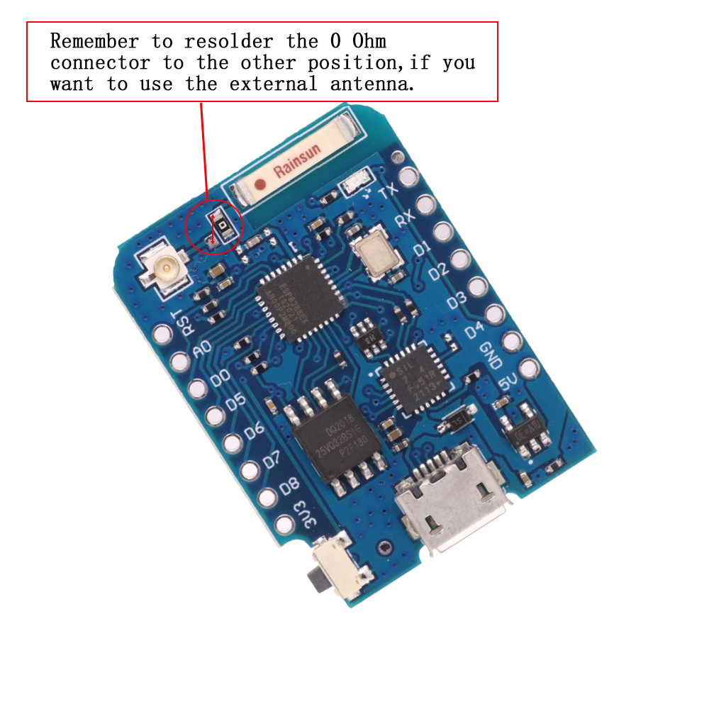 WeMos D1 Mini Pro V3.0 NodeMcu - Esp8266 Nodemcu บทวิจารณ์และราคา