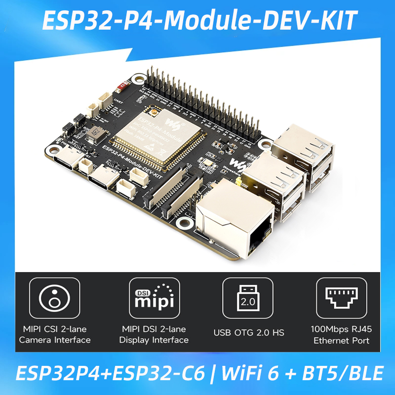 บอร์ดพัฒนา ESP32-P4 + ESP32-C6 - Esp32 P4 บทวิจารณ์และราคา