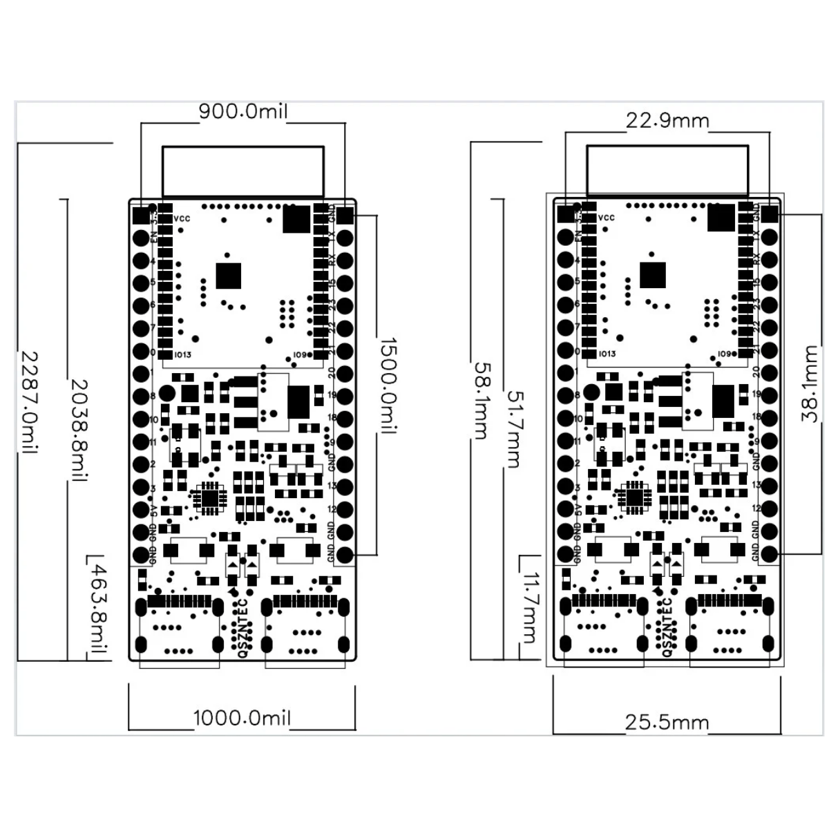 บอร์ด ESP32-C6-DevKitC-1 ชิปปร - Esp32 Devkit บทวิจารณ์และราคา