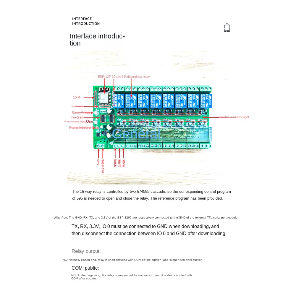 B14C ESP8266 WIFI 16 ช่องรีเลย - Esp8266 บทวิจารณ์และราคา