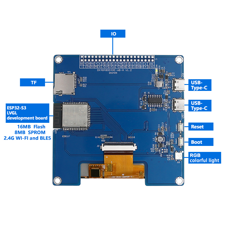4 นิ้ว 480 × 480 IPS จอแสดงผล  - Esp32 Uart Module บทวิจารณ์และราคา
